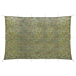 Tarnnetz mit Aufbewahrungstasche 6x7 m Grün