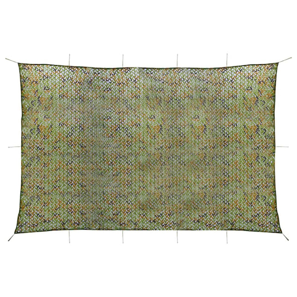 Tarnnetz mit Aufbewahrungstasche 6x7 m Grün