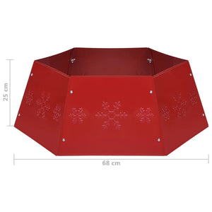 Weihnachtsbaumrock Rot Ø68cm