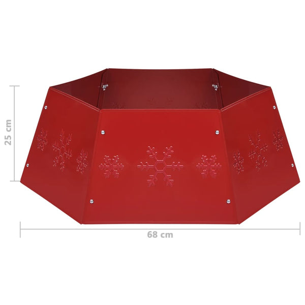 Weihnachtsbaumrock Rot Ø68cm