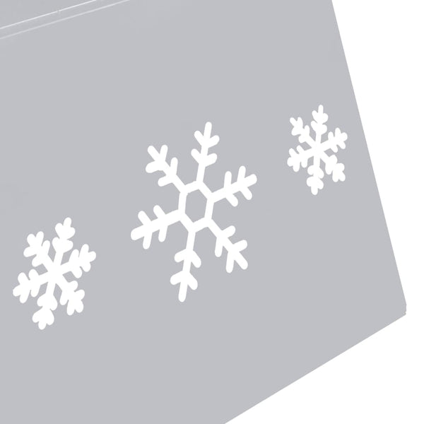 Weihnachtsbaumrock Silber Weiß Ø68cm