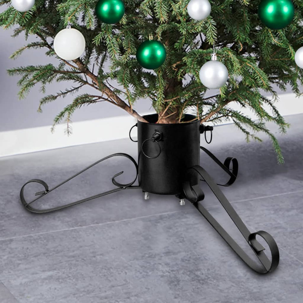 Schwarzer Christbaumständer 58x58x21 cm