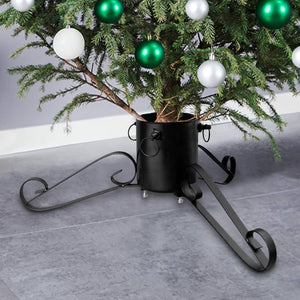 Schwarzer Christbaumständer 58x58x21 cm
