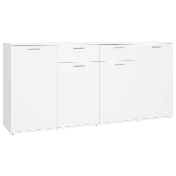 Sideboard Weiß 160x36x75 cm Holzwerkstoff