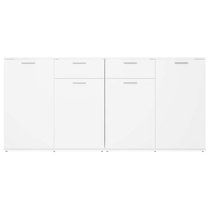 Sideboard Weiß 160x36x75 cm Holzwerkstoff