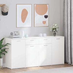 Sideboard Weiß 160x36x75 cm Holzwerkstoff