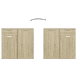 Sideboard Sonoma-Eiche 160x36x75 cm Holzwerkstoff