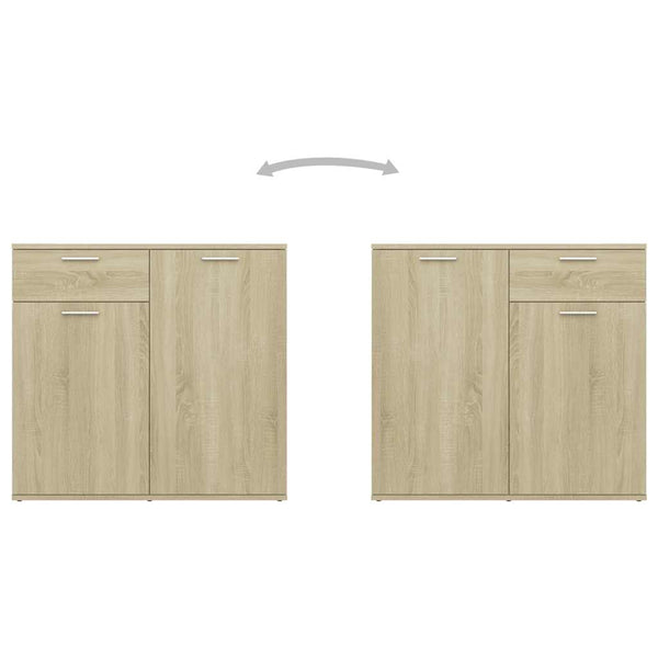Sideboard Sonoma-Eiche 160x36x75 cm Holzwerkstoff