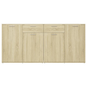 Sideboard Sonoma-Eiche 160x36x75 cm Holzwerkstoff