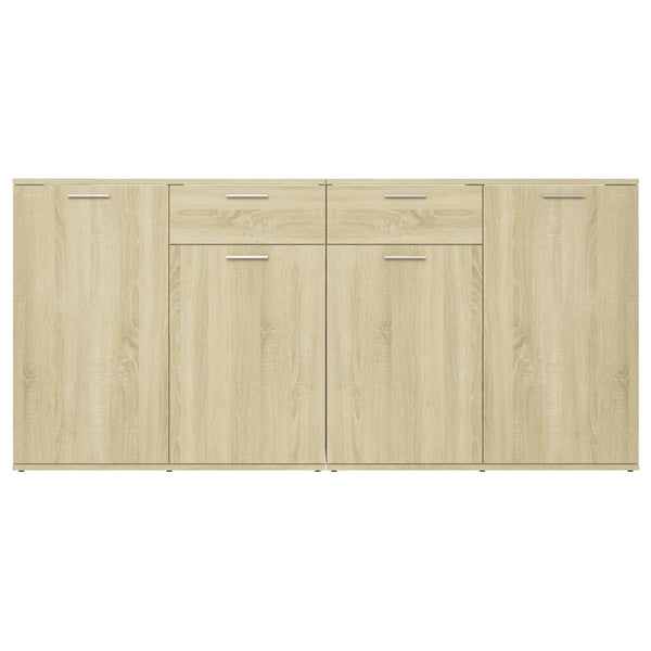 Sideboard Sonoma-Eiche 160x36x75 cm Holzwerkstoff