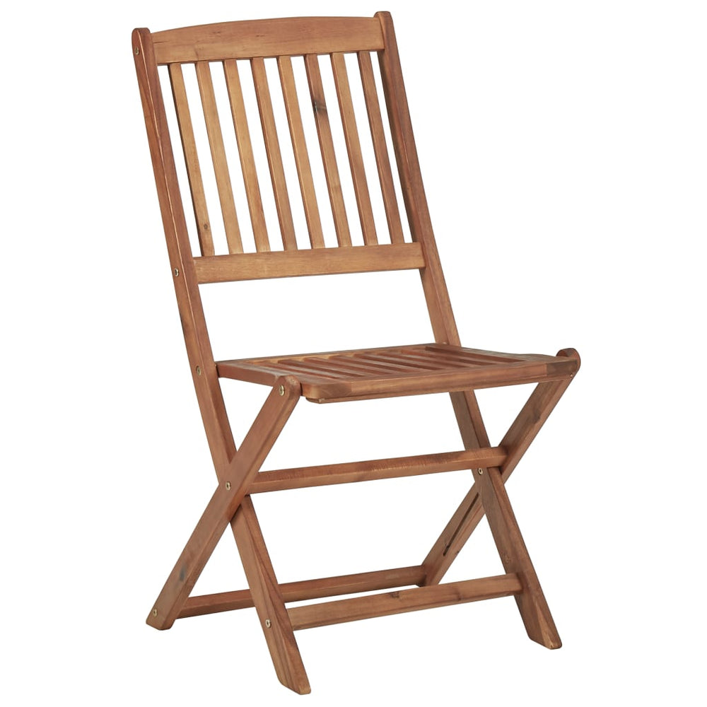 vidaXL Folding Garden Chairs 6 pcs. Solid Acacia Wood