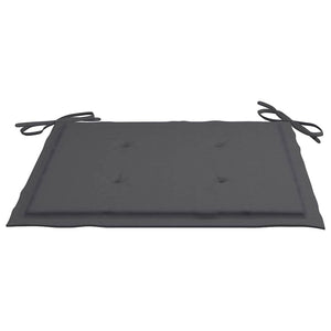 vidaXL Chaises de jardin pliables 6 pcs avec coussins Bois d'acacia massif