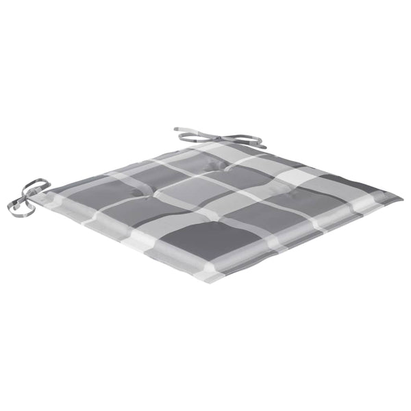 vidaXL Chaises de jardin pliables 6 pcs avec coussins Bois d'acacia massif