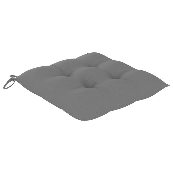 vidaXL Chaises de jardin pliables 6 pcs avec coussins Bois d'acacia massif