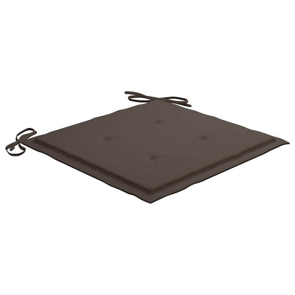 vidaXL Chaises de jardin pliantes 8 pcs avec coussins Bois d'acacia massif