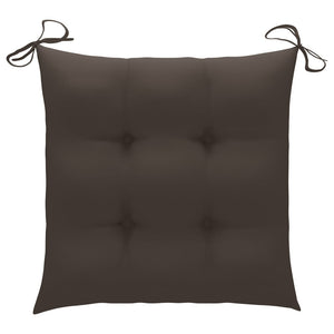 vidaXL Chaises de jardin pliantes 8 pcs avec coussins Bois d'acacia massif