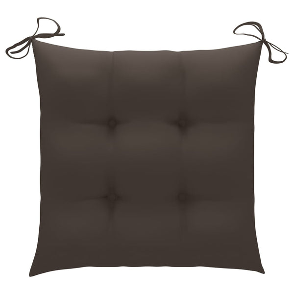 vidaXL Chaises de jardin pliantes 8 pcs avec coussins Bois d'acacia massif