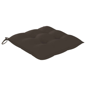 vidaXL Chaises de jardin pliantes 8 pcs avec coussins Bois d'acacia massif