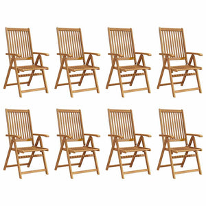 Klappbare Gartenstühle 8 Stk. Massivholz Akazie