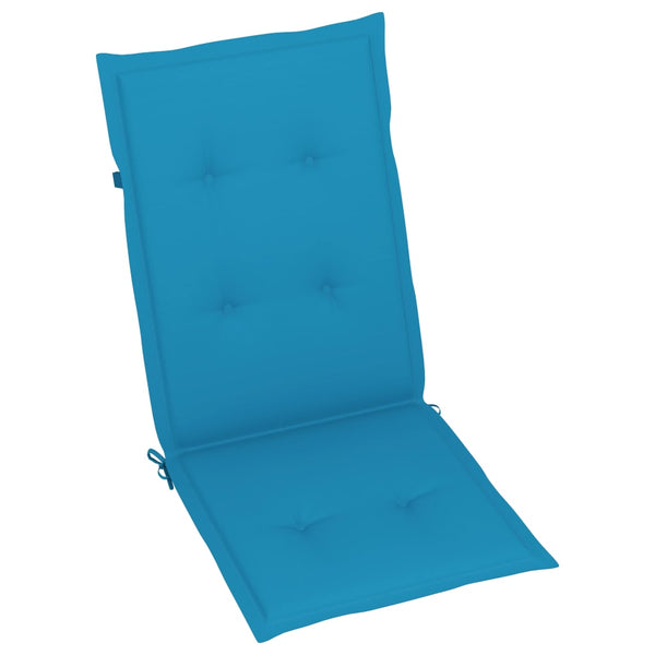 vidaXL Chaises de jardin pliantes avec coussins 8 pcs Bois d'acacia massif