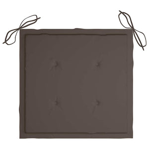 vidaXL Chaises de jardin pliantes avec coussins 8 pcs Bois d'acacia massif
