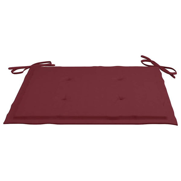 vidaXL Chaises de jardin pliantes avec coussins 8 pcs Bois d'acacia massif