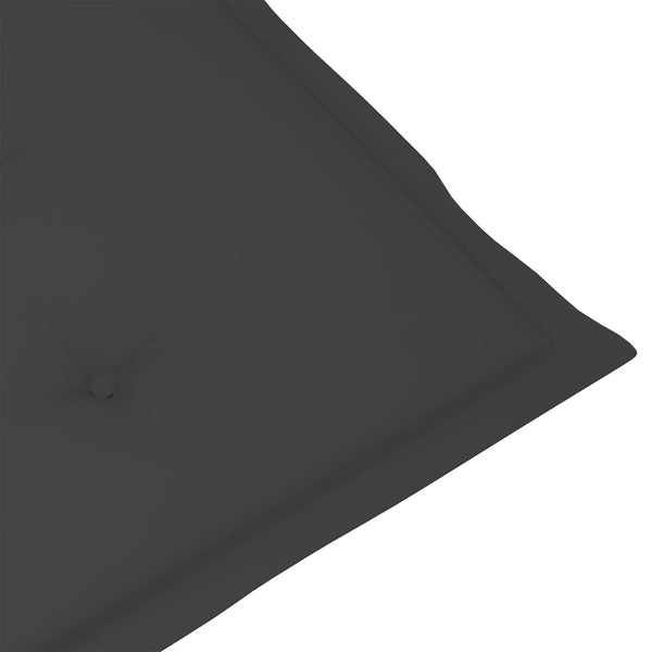 Verstellbare Gartenstühle mit Auflagen 8 Stk. Grau Akazienholz