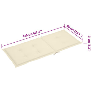 Verstellbare Gartenstühle mit Auflagen 8 Stk. Grau Akazienholz