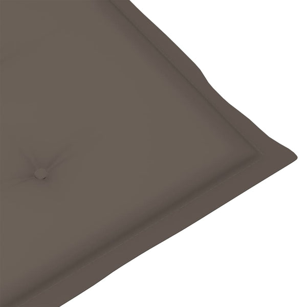 Verstellbare Gartenstühle mit Auflagen 8 Stk. Grau Akazienholz