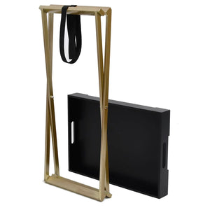 Goldener Klapptisch, 48 cm