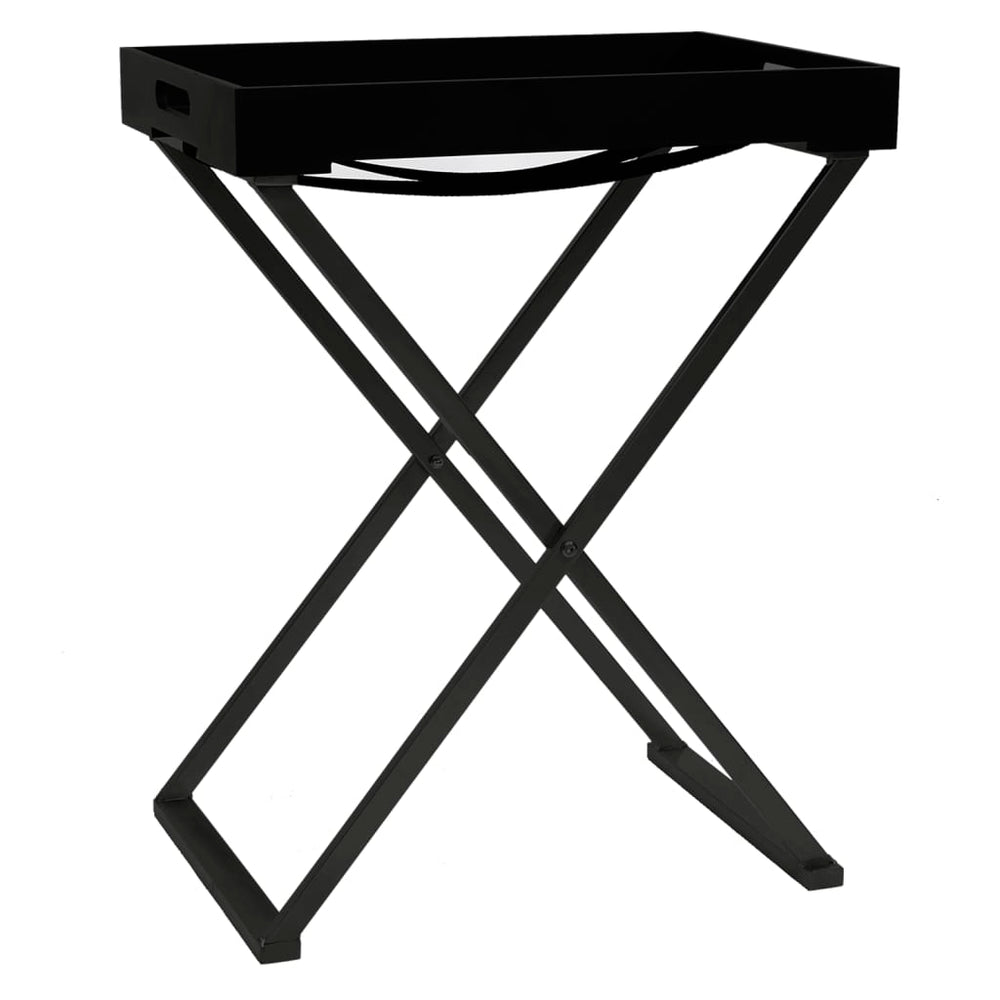Klapptisch Schwarz 48x34x61 cm