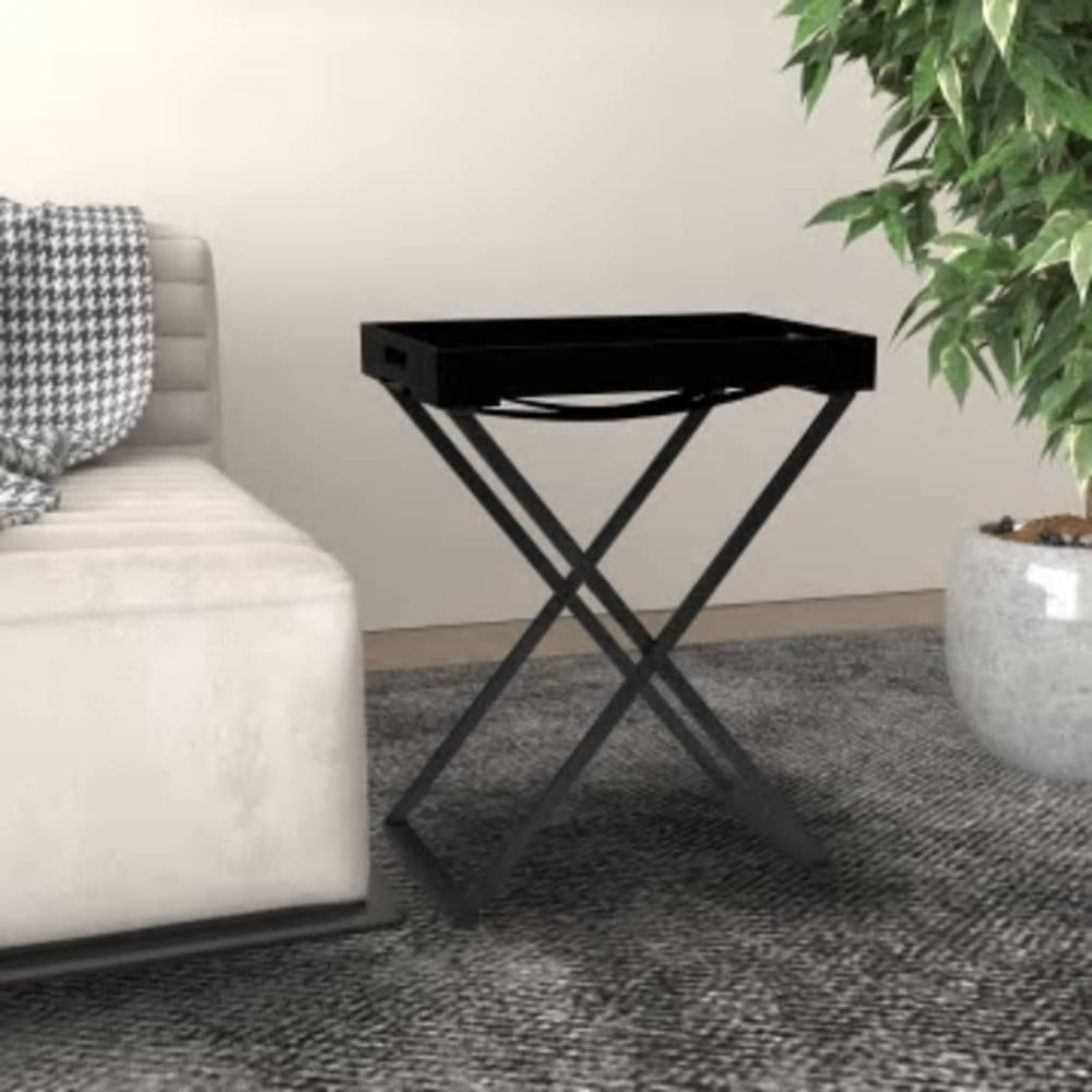 Klapptisch Schwarz 48x34x61 cm