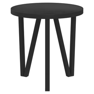 Schwarzer Beistelltisch Ø35 cm