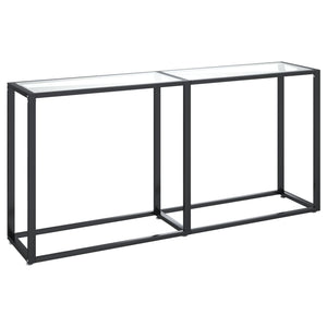 Transparent Konsole Tisch Hartglas 160cm