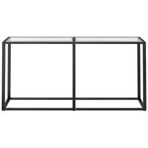 Transparent Konsole Tisch Hartglas 160cm