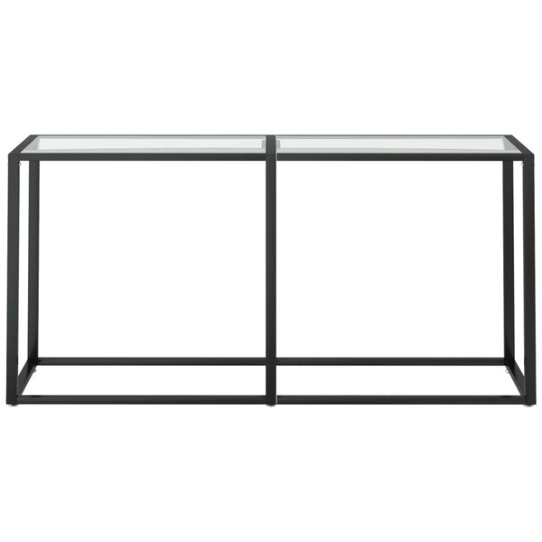 Transparent Konsole Tisch Hartglas 160cm