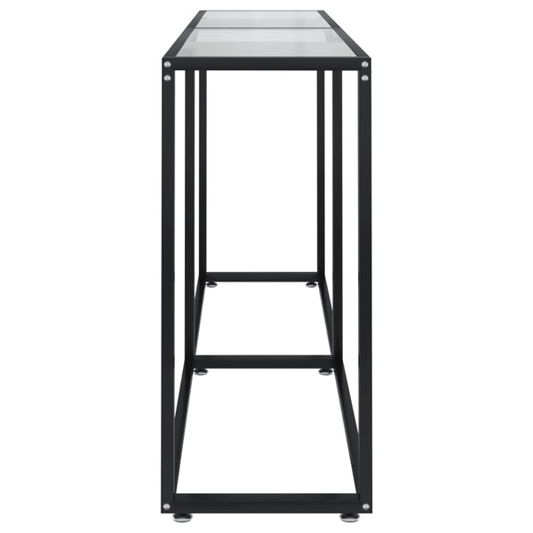 Transparent Konsole Tisch Hartglas 160cm