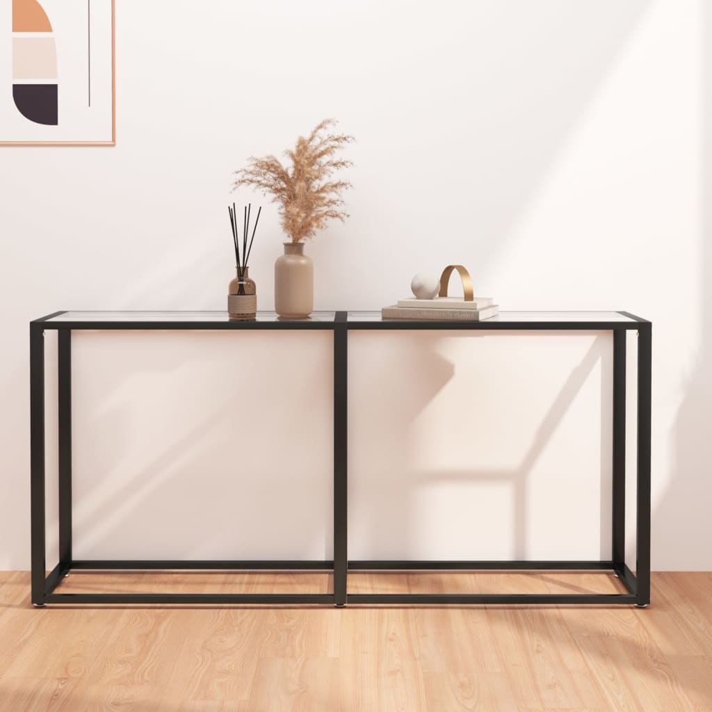 Transparent Konsole Tisch Hartglas 160cm