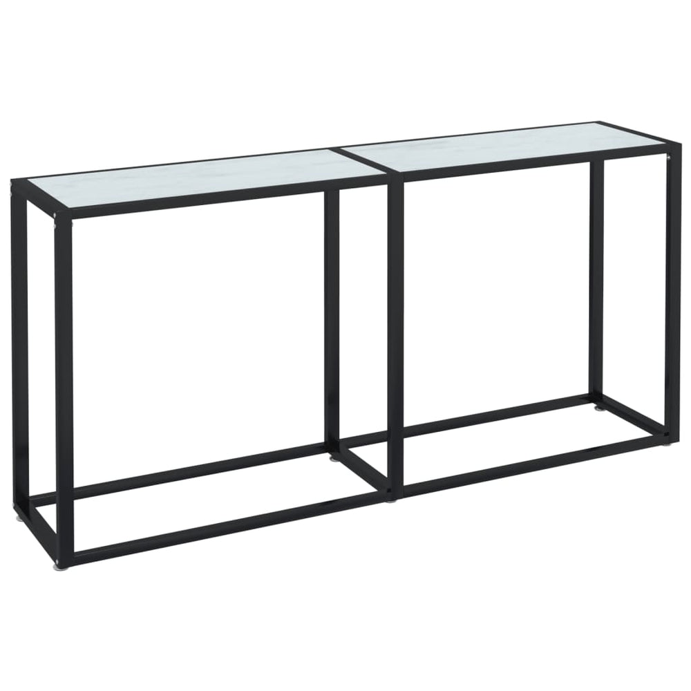 Konsolentisch Weiß Marmor Optik 160 cm