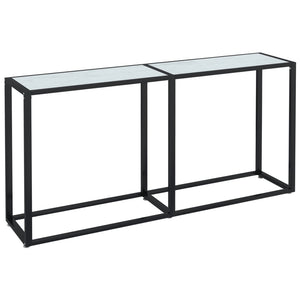 Konsolentisch Weiß Marmor Optik 160 cm