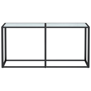 Konsolentisch Weiß Marmor Optik 160 cm