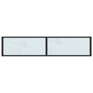 Konsolentisch Weiß Marmor Optik 160 cm