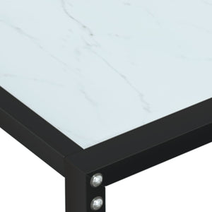 Konsolentisch Weiß Marmor Optik 160 cm