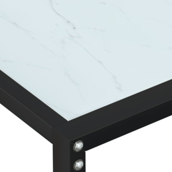 Konsolentisch Weiß Marmor Optik 160 cm