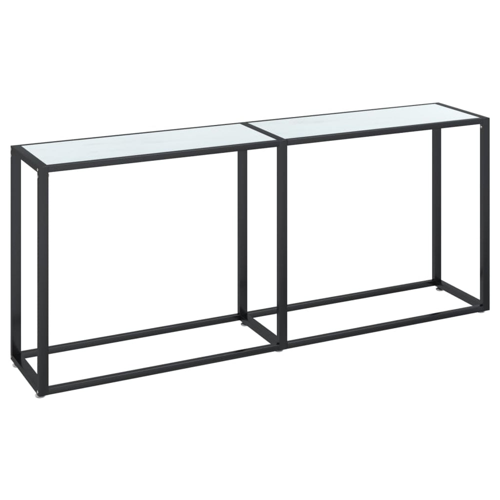 Konsolentisch Weiß Marmor Optik 180cm