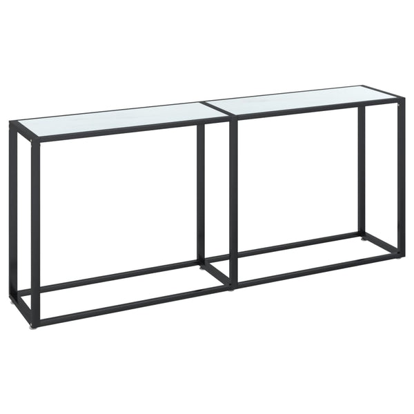 Konsolentisch Weiß Marmor Optik 180cm