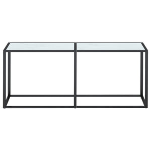 Konsolentisch Weiß Marmor Optik 180cm