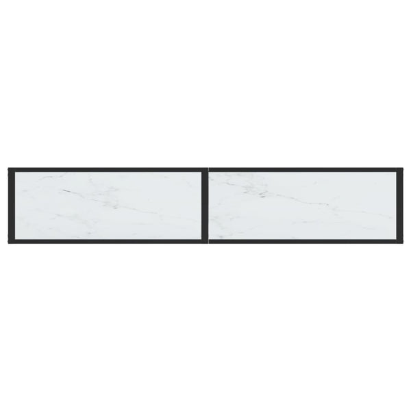 Konsolentisch Weiß Marmor Optik 180cm