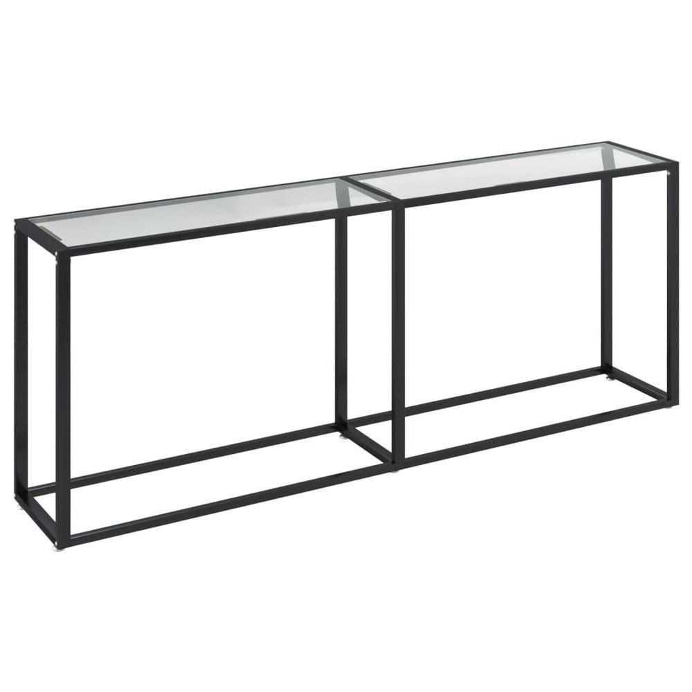 Konsolentisch Transparent Hartglas 200 cm