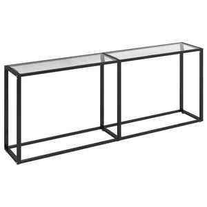 Konsolentisch Transparent Hartglas 200 cm